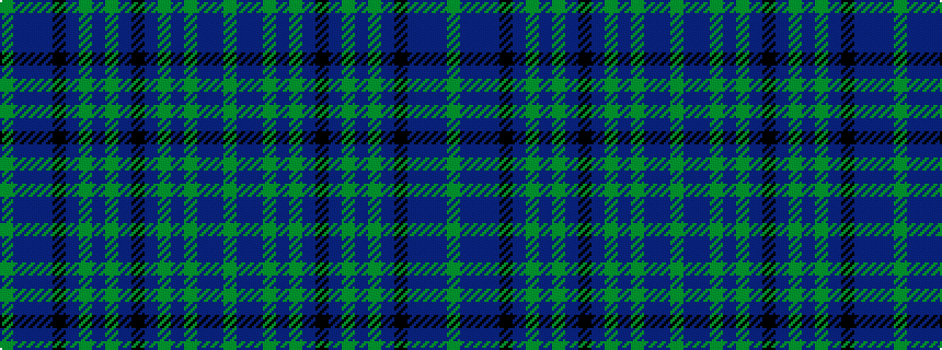 idealised woven sample of pattern GBBBKBGBGBKBGBGBBG