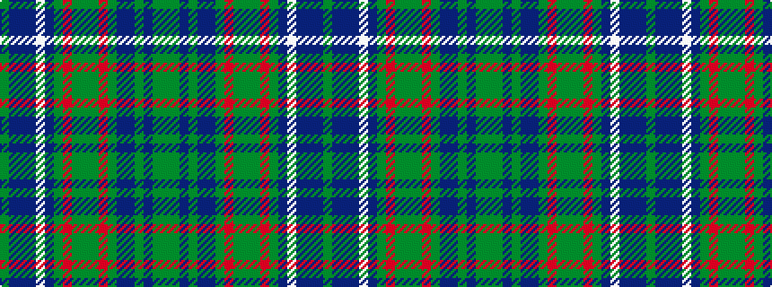idealised woven sample of pattern GBBBWBGRGGGRGBBGBGG