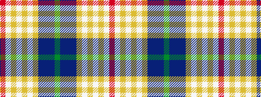 idealised woven sample of pattern GBBBYWYWYWR