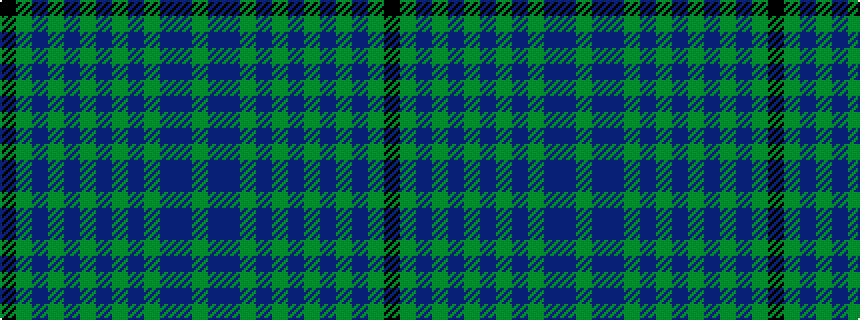 idealised woven sample of pattern GBBGBGBGBGBGK
