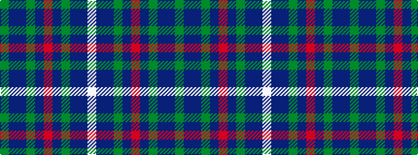 idealised woven sample of pattern GBBGBRBGBBW