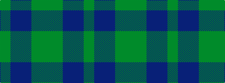 idealised woven sample of pattern GBBGG
