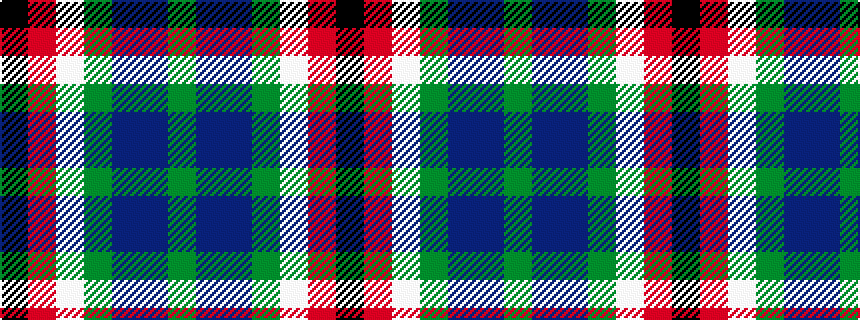 idealised woven sample of pattern GBBGWRK