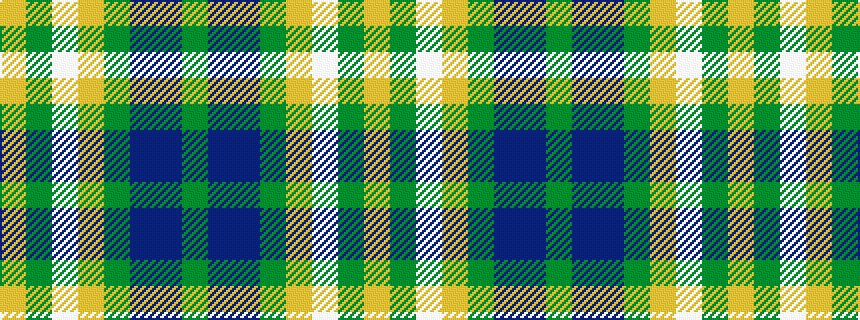idealised woven sample of pattern GBBGYWGY