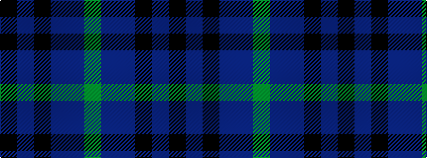 idealised woven sample of pattern GBBKBK
