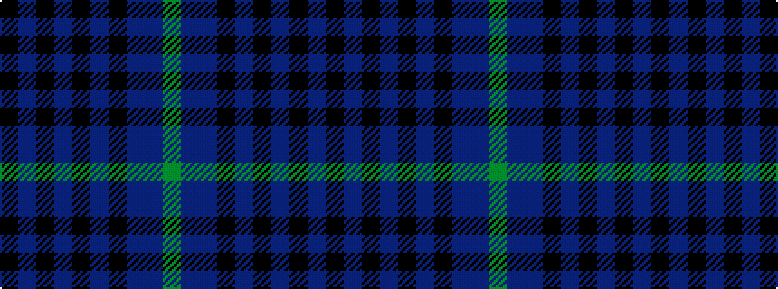 idealised woven sample of pattern GBBKBKBKBK