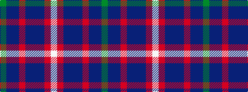 idealised woven sample of pattern GBBRBBBRW