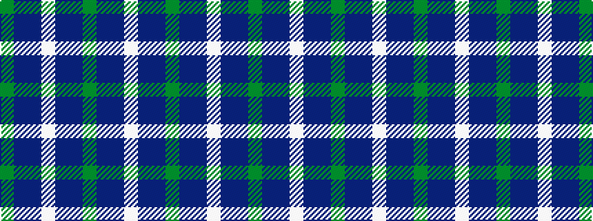 idealised woven sample of pattern GBBWBBGBBW