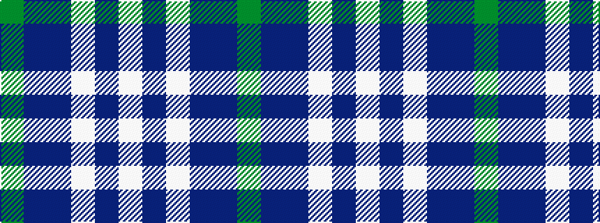 idealised woven sample of pattern GBBWBW