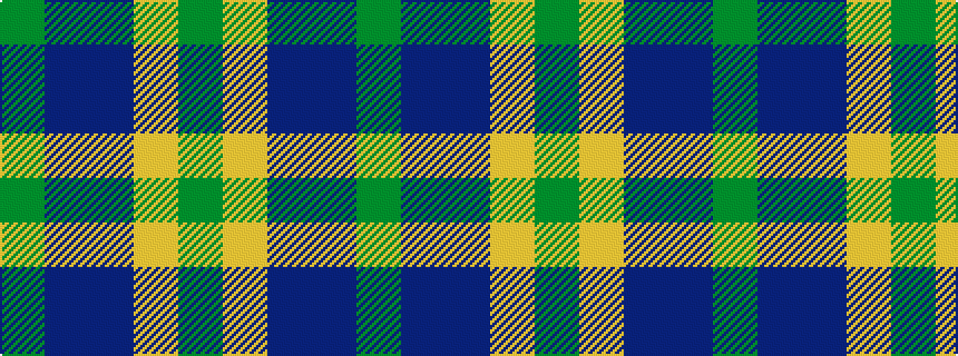 idealised woven sample of pattern GBBYG