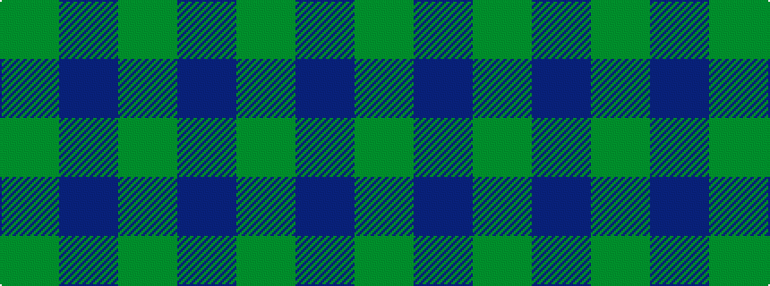 idealised woven sample of pattern GBG