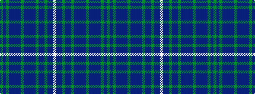 idealised woven sample of pattern GBGBBBBGBBBBGBBGBBW