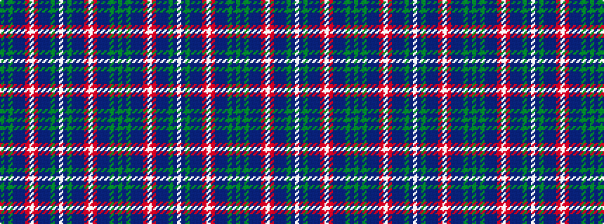 idealised woven sample of pattern GBGBBBRWRBBBGBWBGBBBRWRBBBGBG