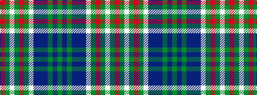 idealised woven sample of pattern GBGBBBWGRGWGR