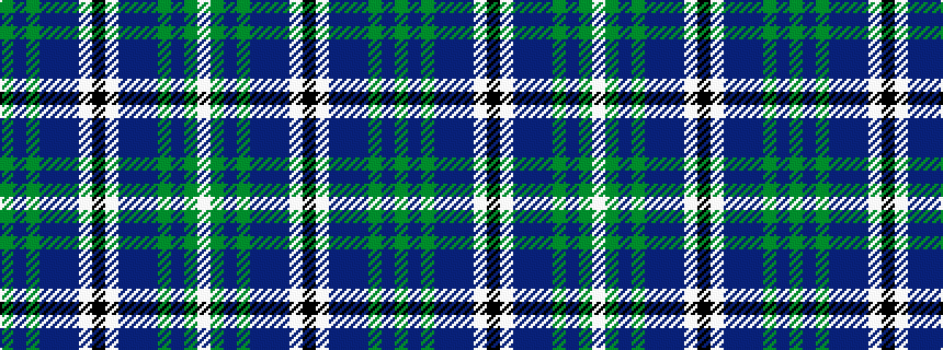idealised woven sample of pattern GBGBBBWKWBBBGBGW