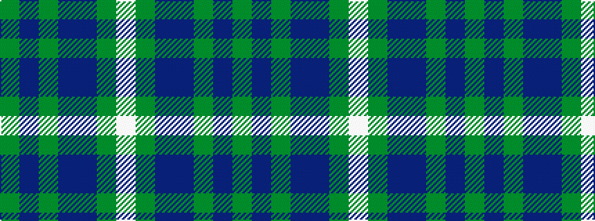 idealised woven sample of pattern GBGBBGW