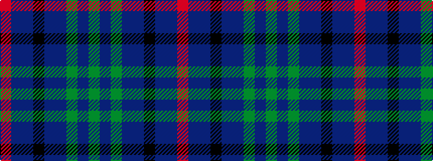 idealised woven sample of pattern GBGBBKBBR