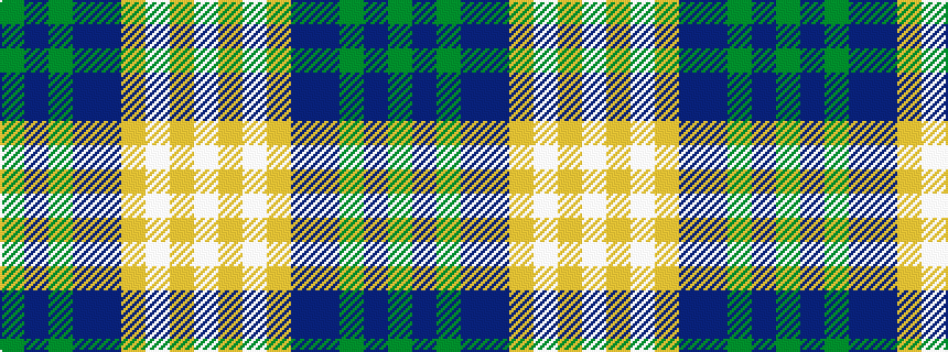 idealised woven sample of pattern GBGBBYWYW