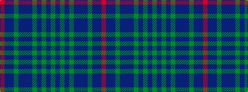 idealised woven sample of pattern GBGBGBBBGBBR