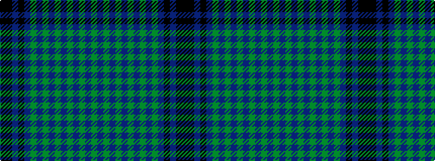 idealised woven sample of pattern GBGBGBGBGBGBKBKK