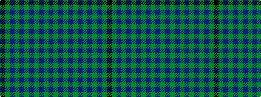 idealised woven sample of pattern GBGBGBGBGBGK