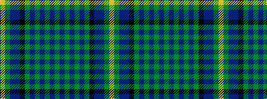 idealised woven sample of pattern GBGBGBGKBBGY