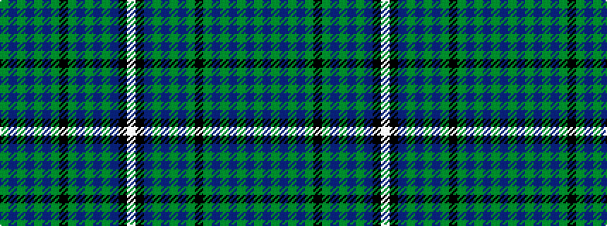 idealised woven sample of pattern GBGBGBGKGBGBGBKW