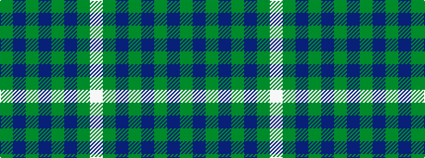 idealised woven sample of pattern GBGBGBGW