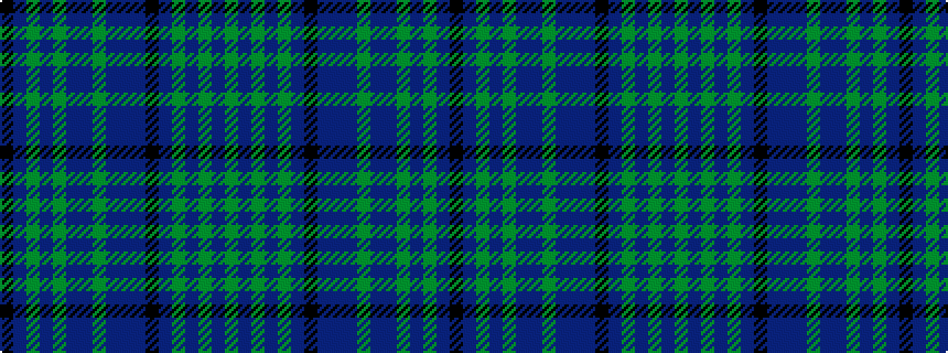 idealised woven sample of pattern GBGBGBKBBBGBBGBGBK