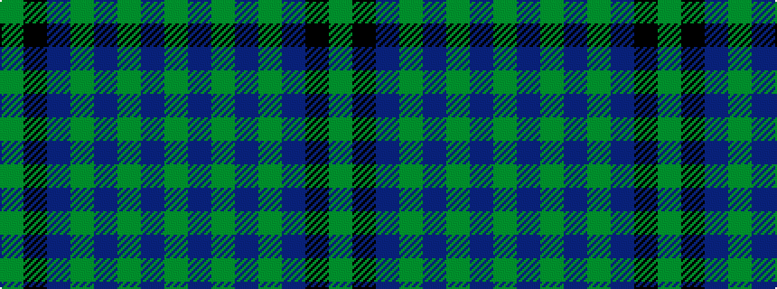 idealised woven sample of pattern GBGBGBKG