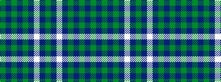 idealised woven sample of pattern GBGBGBWBG