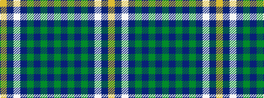 idealised woven sample of pattern GBGBGBWBY