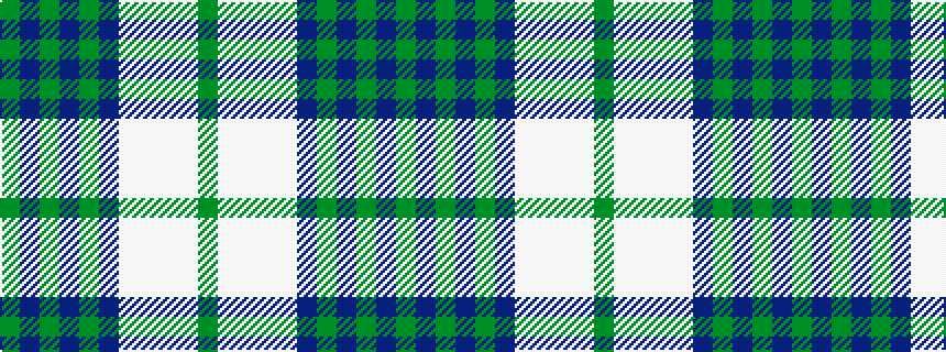 idealised woven sample of pattern GBGBGBWWWWG