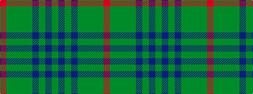 idealised woven sample of pattern GBGBGGGGR