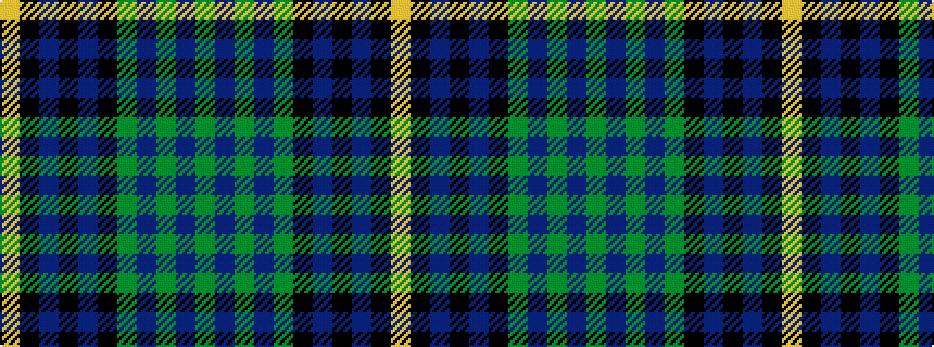 idealised woven sample of pattern GBGBGKBKBKY