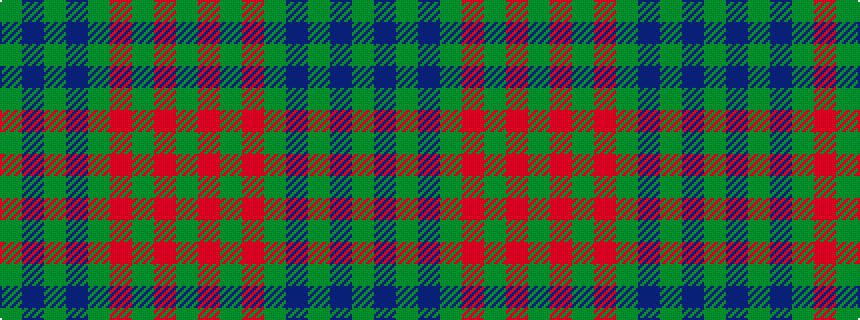 idealised woven sample of pattern GBGBGRGRG