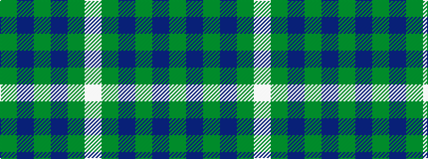 idealised woven sample of pattern GBGBGW