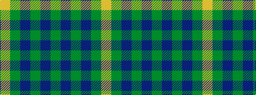 idealised woven sample of pattern GBGBGY