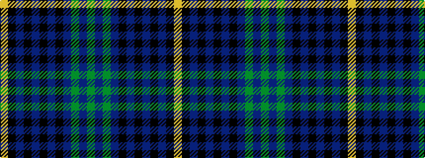 idealised woven sample of pattern GBGBKBKBKBKY