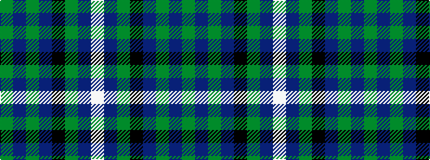 idealised woven sample of pattern GBGBKGBW