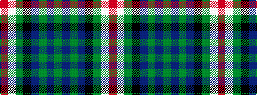 idealised woven sample of pattern GBGBKGWR