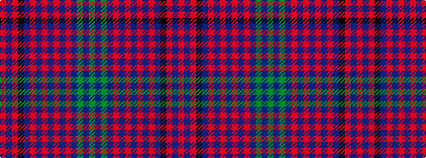 idealised woven sample of pattern GBGBRBRBRBRBKRBR
