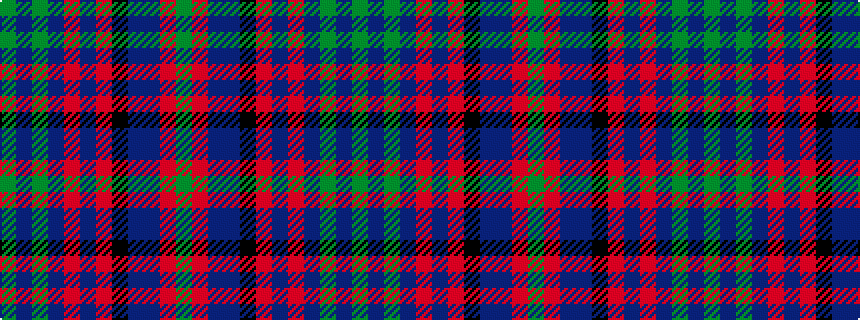 idealised woven sample of pattern GBGBRBRKBBRG