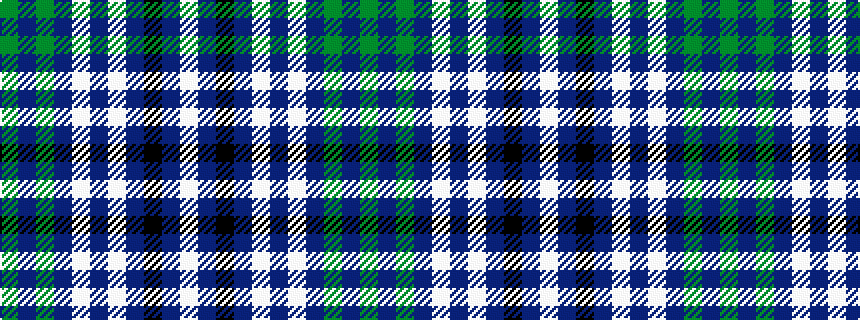idealised woven sample of pattern GBGBWBWBKBW