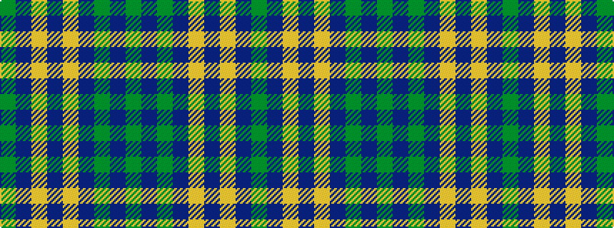 idealised woven sample of pattern GBGBYBYBG