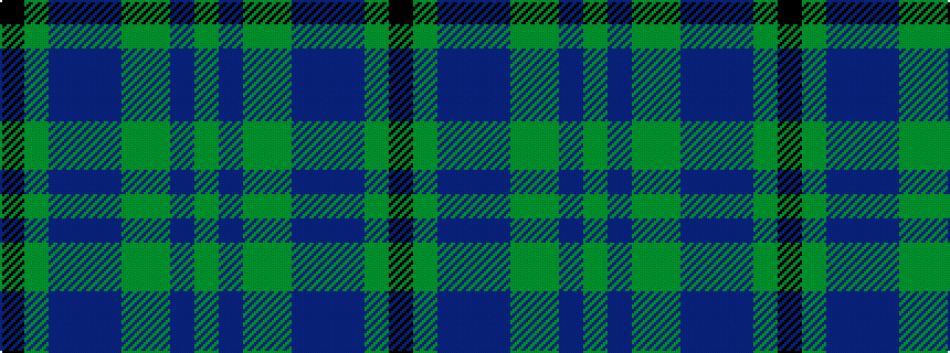 idealised woven sample of pattern GBGGBBBGK