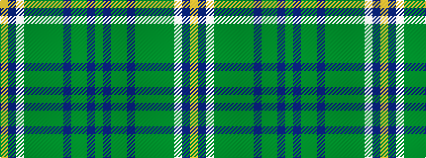 idealised woven sample of pattern GBGGBGGGGGWBY