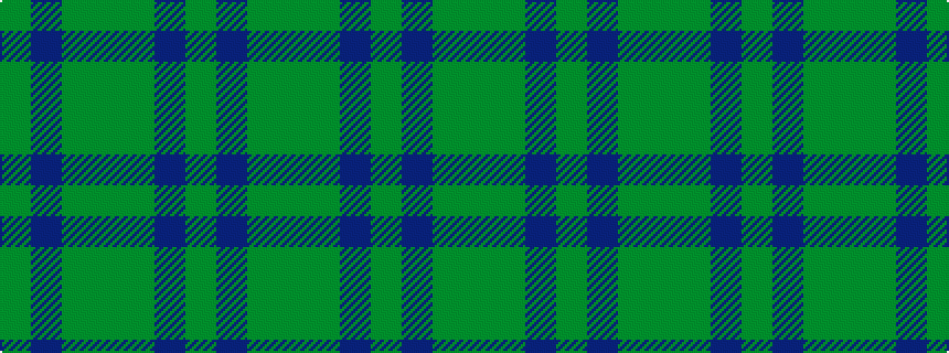 idealised woven sample of pattern GBGGGBG