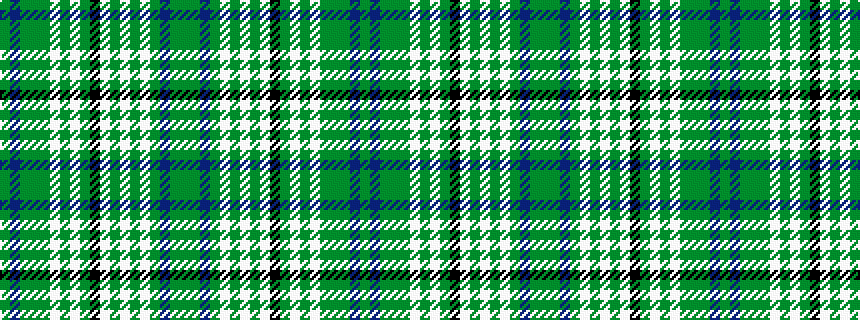 idealised woven sample of pattern GBGGGWGWGKWGWGWGBGG