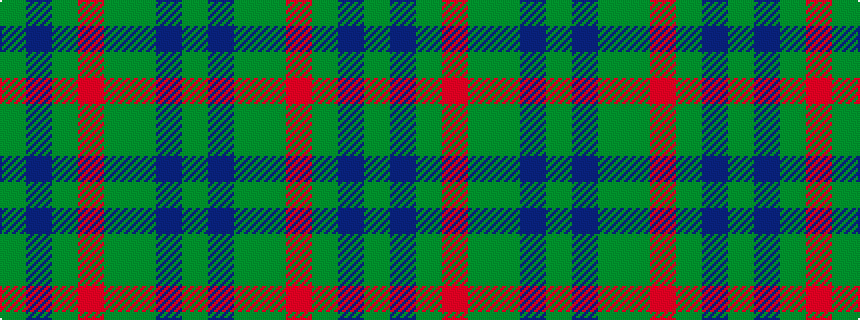 idealised woven sample of pattern GBGGRGBG